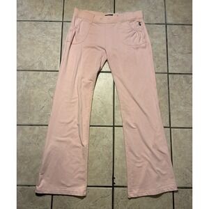 L.A. Kitty Pink Lounge Pants  - Size XL Womens VTG Y2K Cute Hot Pink